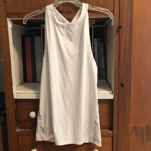 White, high neck Athleta workout top!